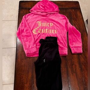 Girls Juicy Couture velour jumpsuit.
